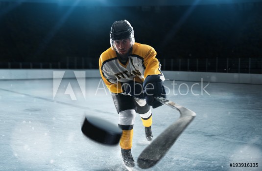 Bild på Ice hockey players on the grand ice arena